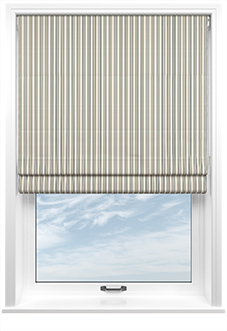 The British Stripe Co. Mary, Polzeath No.1 - Roman Blind